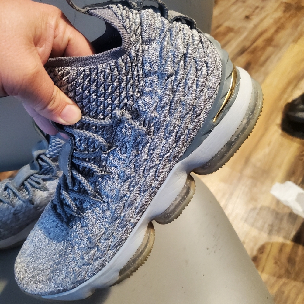 Mens Lebron 15s wolf grey
